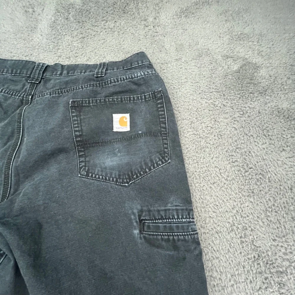Carhartt Relaxed Fit Work Pants‎ Charcoal Gray Men's 38x32 Cotton Canvas